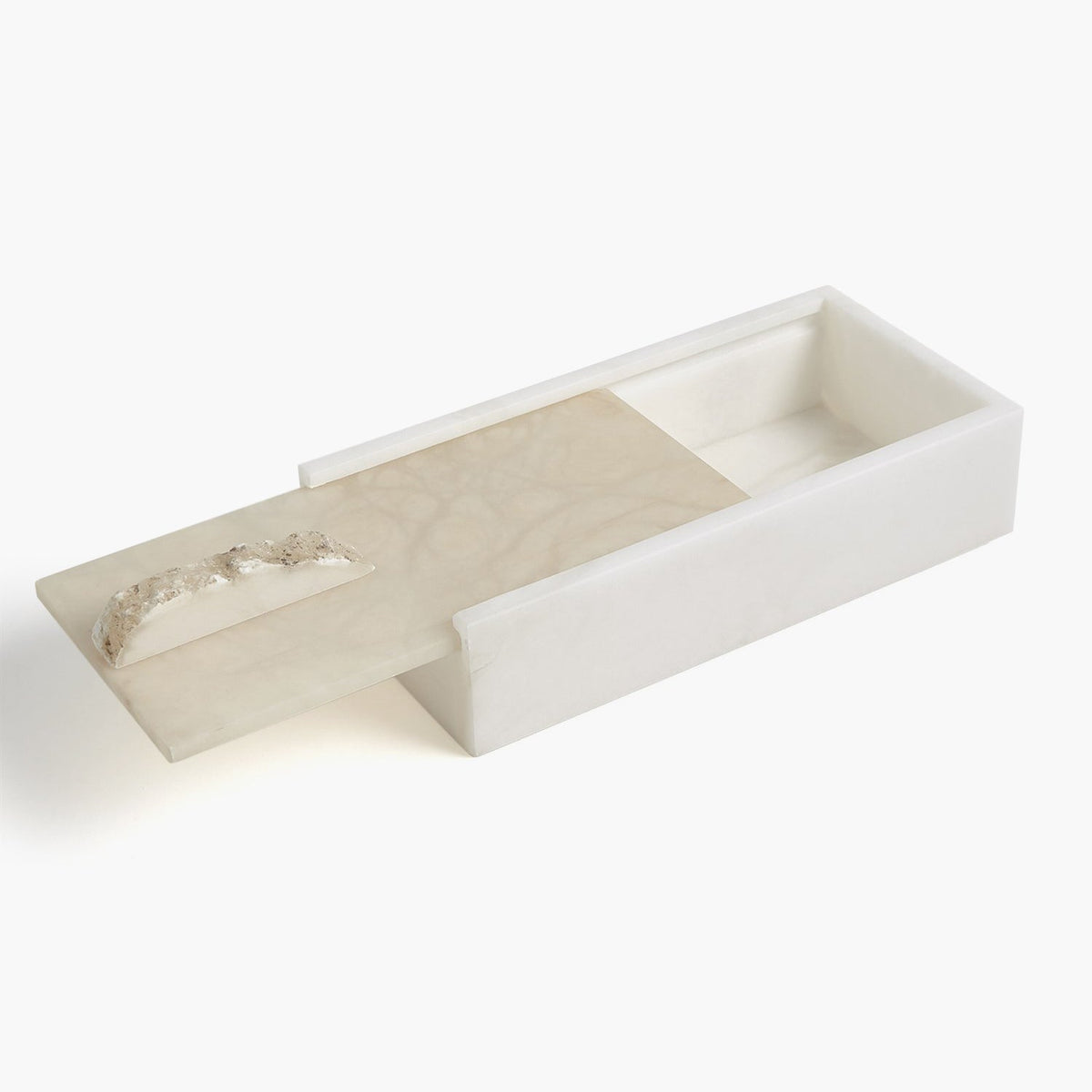 Alabaster Rectangle Box