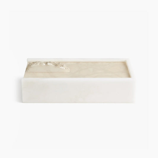 Alabaster Rectangle Box