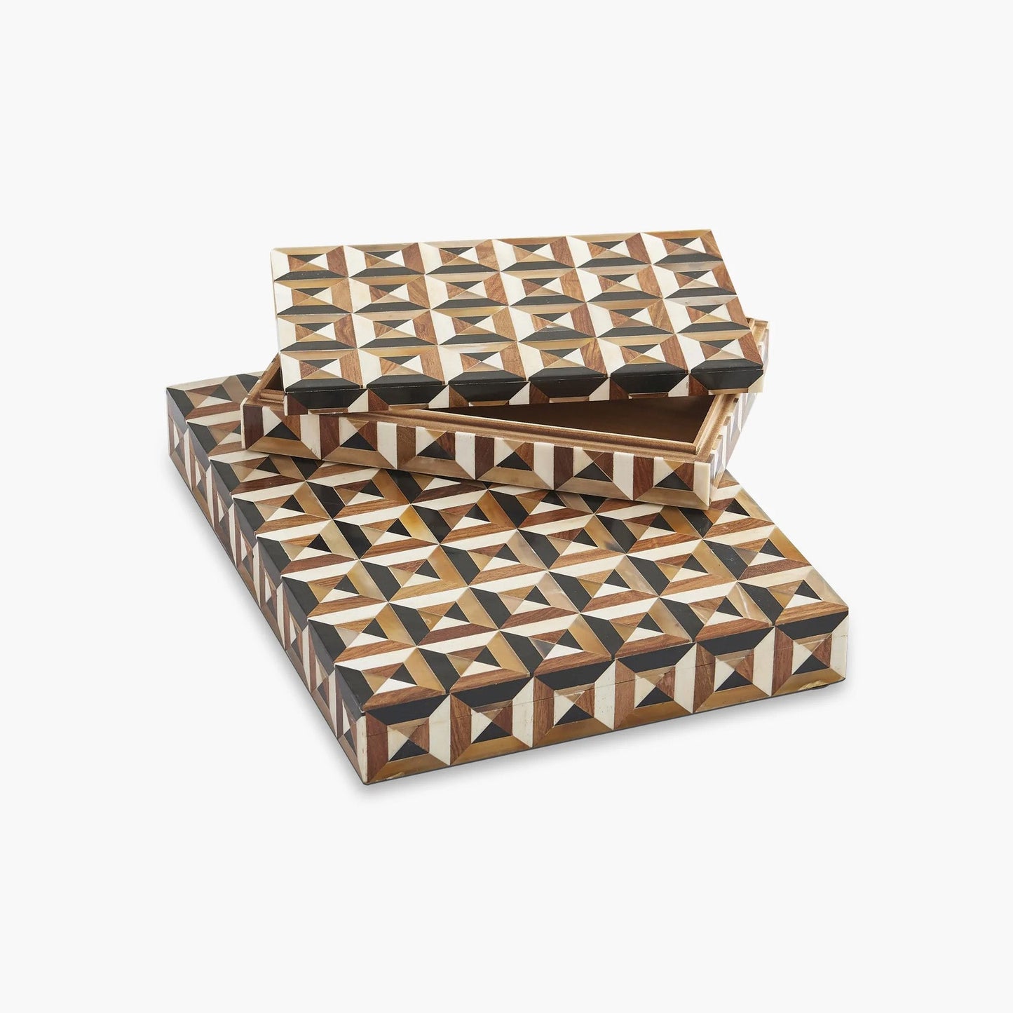 Triangle Marquetry Box